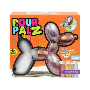 Pour Palz Набір для творчості Флюїд Арт - Balloon Dog "Блінг Блінг" GS-G22186 фото