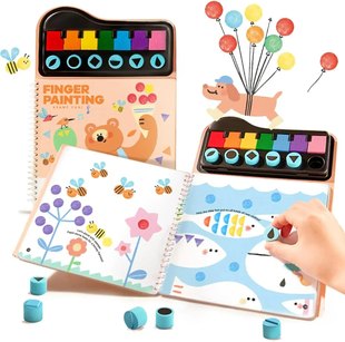 Набір для малювання пальчиками Геометричні фігури, Mirola kids MK95652 фото