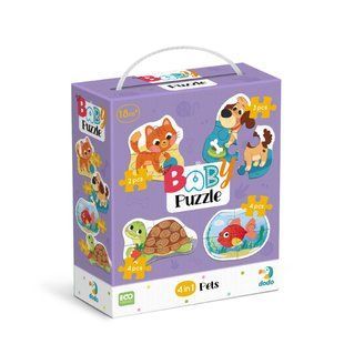 Пазл 4в1 Dodo Baby puzzle Домашні тварини 300688 фото