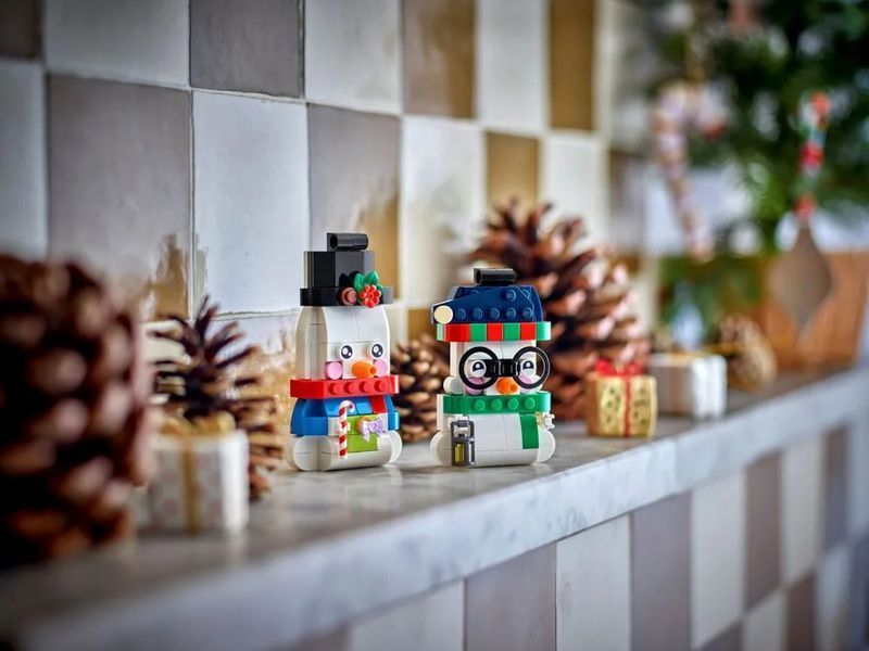 Конструктор LEGO Прикраси зі сніговиком 40812 фото