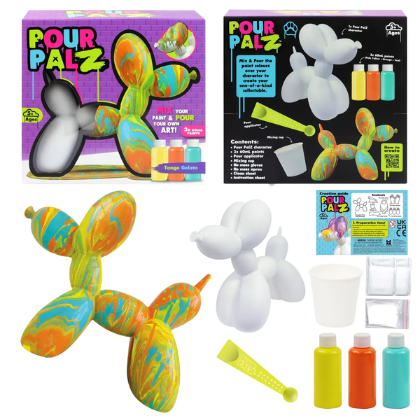 Pour Palz Набір для творчості Флюїд Арт - Balloon Dog "Танго Челато" GS-G25026 фото
