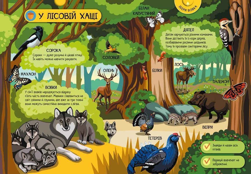 Велика ігрова енциклопедія. Тварини лісу А892007У фото